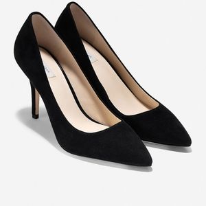 Cole Haan Vesta Pump 85mm in Black Suede
